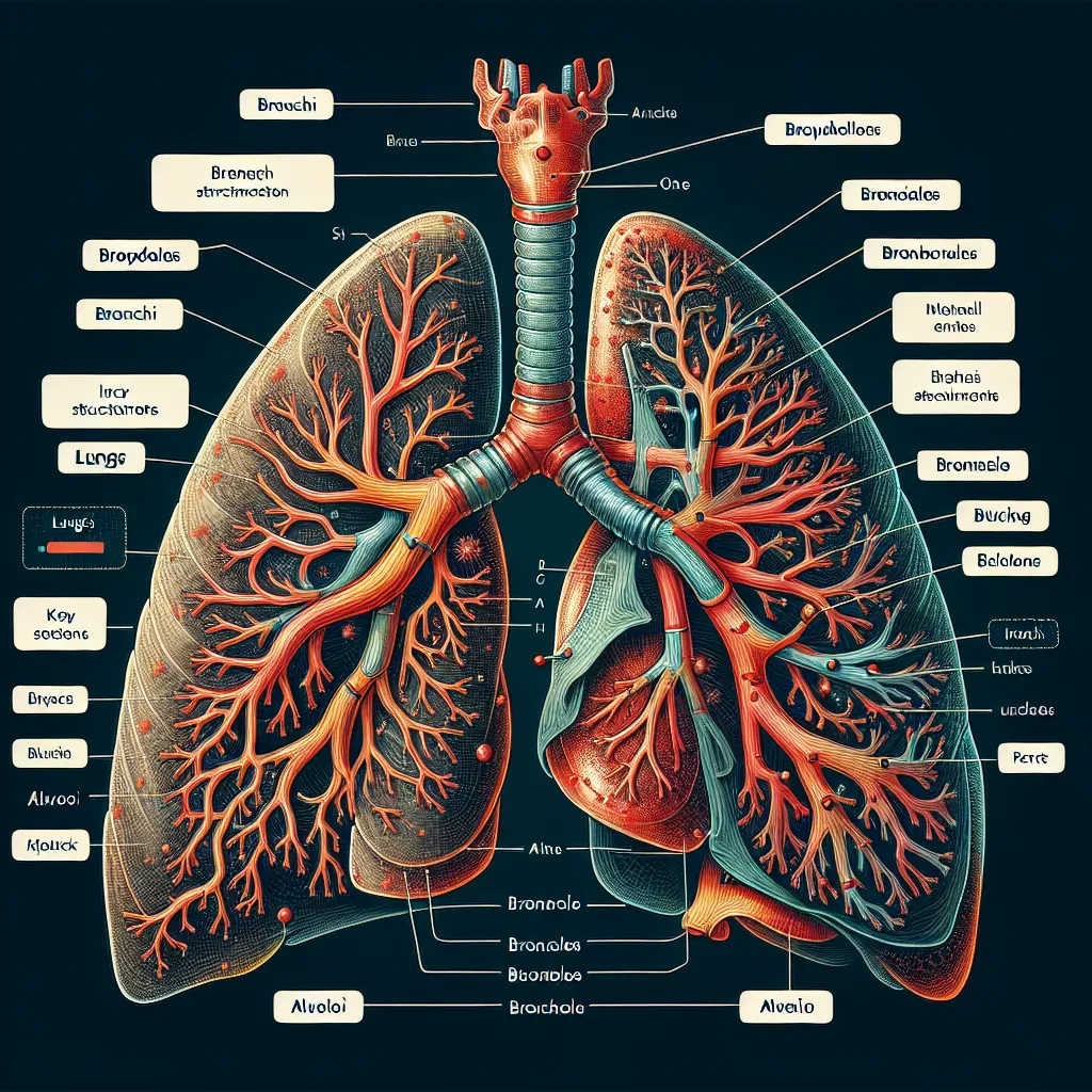Budowa anatomiczna płuc – najważniejsze struktury układu oddechowego